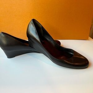 Cole Haan Black Low Wedge Shoe